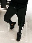 Spodnie męskie OLAVOGA CASTON 2026 czarne - maWer Fashion