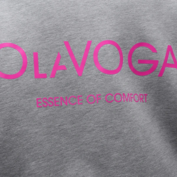 Bluza damska OLAVOGA LUMINK 2026 jasny szary - maWer Fashion