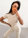 Komplet damski OLAVOGA CORE 2026 beż - maWer Fashion