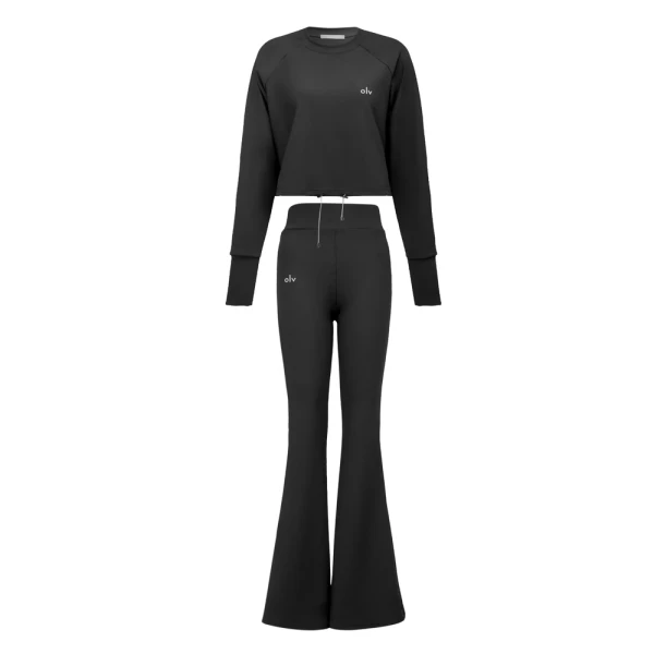 Komplet damski OLAVOGA ASHWAY 2026 czarny - maWer Fashion
