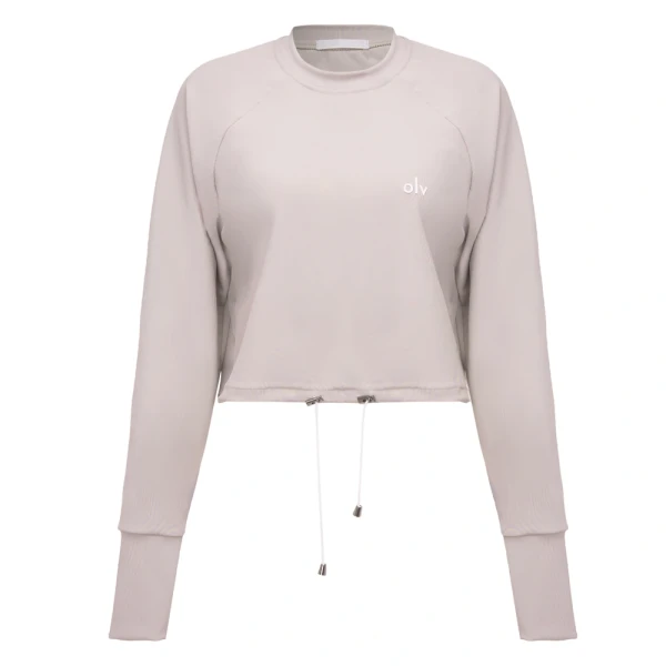 Komplet damski OLAVOGA ASHWAY 2026 beż - maWer Fashion