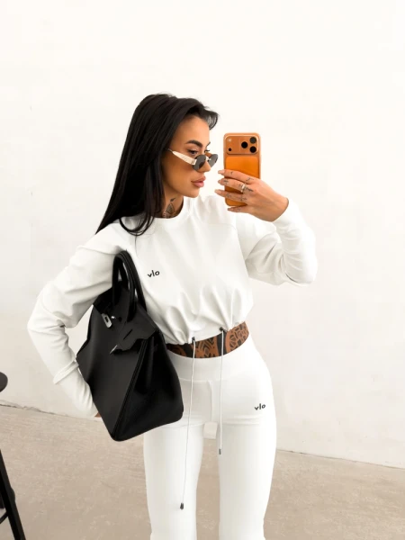 Komplet damski OLAVOGA ASHWAY 2026  ecru - maWer Fashion