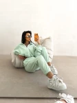 Komplet damski OLAVOGA COZIER 2026 mięta - maWer Fashion
