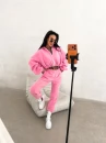 Komplet damski OLAVOGA COZIER 2026 pudrowy róż - maWer Fashion