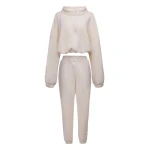 Komplet damski OLAVOGA COZIER 2026 kremowy - maWer Fashion