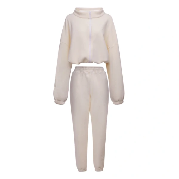 Komplet damski OLAVOGA COZIER 2026 kremowy - maWer Fashion