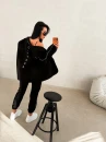 Marynarka damska OLAVOGA REFINE 2026 czarna - maWer Fashion