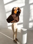 Legginsy damskie OLAVOGA FLEXIBLE 2026 beż - maWer Fashion