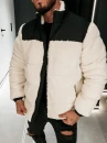 Kurtka męska OLAVOGA VAAS 2026 czarny ecru - maWer Fashion