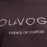 Polarowy komplet damski OLAVOGA LENTO 2026 brąz - maWer Fashion
