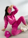 Polarowy komplet damski OLAVOGA LENTO 2026 fuksja - maWer Fashion