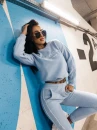 Polarowy komplet damski OLAVOGA LENTO 2026 błękit - maWer Fashion