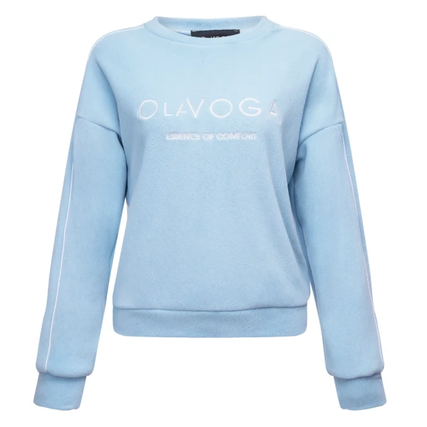 Polarowy komplet damski OLAVOGA LENTO 2026 błękit - maWer Fashion