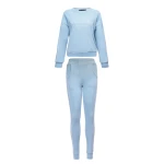 Polarowy komplet damski OLAVOGA LENTO 2026 błękit - maWer Fashion