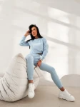 Polarowy komplet damski OLAVOGA LENTO 2026 błękit - maWer Fashion