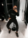 Polarowy komplet męski OLAVOGA LENTO MEN 2026 czarny - maWer Fashion