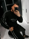 Polarowy komplet męski OLAVOGA LENTO MEN 2026 czarny - maWer Fashion