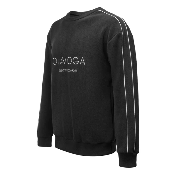 Polarowy komplet męski OLAVOGA LENTO MEN 2026 czarny - maWer Fashion