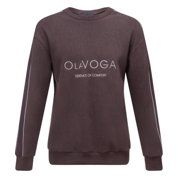 Polarowy komplet męski OLAVOGA LENTO MEN 2026 brąz - maWer Fashion