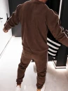 Polarowy komplet męski OLAVOGA LENTO MEN 2026 brąz - maWer Fashion