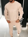 Polarowy komplet męski OLAVOGA LENTO MEN 2026 beż - maWer Fashion