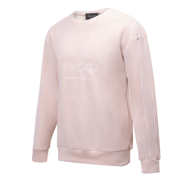 Polarowy komplet męski OLAVOGA LENTO MEN 2026 beż - maWer Fashion