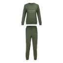 Polarowy komplet męski OLAVOGA LENTO MEN 2026 zielony - maWer Fashion