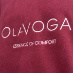 Polarowy komplet męski OLAVOGA LENTO MEN 2026 bordowy - maWer Fashion