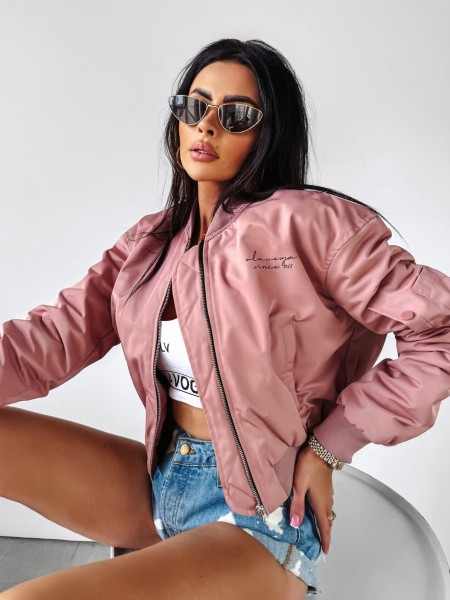 Kurtka damska OLAVOGA CARLENE różowa  -  maWer Fashion