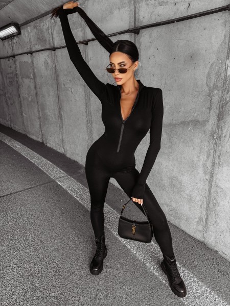 Kombinezon damski OLAVOGA MILLS czarny - maWer Fashion