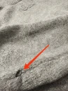 OUTLET Sweter damski OLAVGA LEILA ciemnoszary - produkt ze skazą