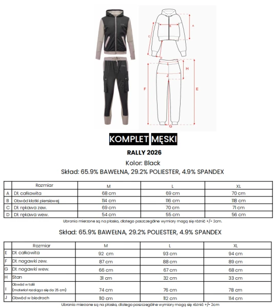 Komplet męski OLAVOGA RALLY 2026 - maWer Fashion