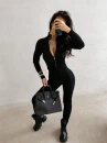 Kombinezon damski OLAVOGA NEXTION 2026 czarny - maWer Fashion