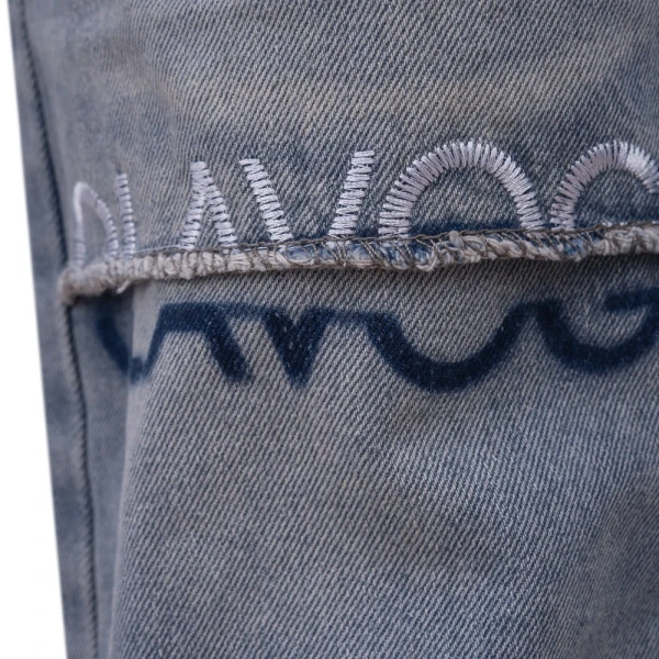 Spodnie damskie OLAVOGA DAKEN 2026 jasny jeans -maWer Fashion