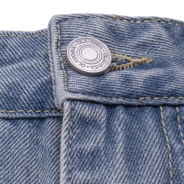 Spodnie damskie OLAVOGA DAKEN 2026 jasny jeans -maWer Fashion