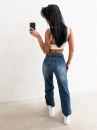 Spodnie damskie OLAVOGA DAKEN 2026 ciemny jeans -maWer Fashion