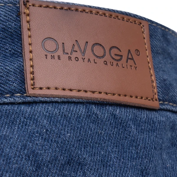 Spodnie damskie OLAVOGA DAKEN 2026 ciemny jeans -maWer Fashion