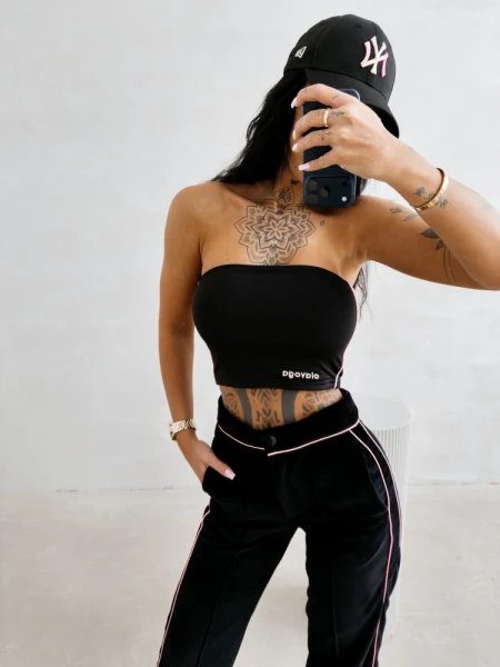 Top damski OLAVOGA LEYA 2026 czarny - maWer Fashion