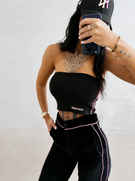 Top damski OLAVOGA LEYA 2026 czarny - maWer Fashion