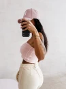 top LEYA 165.webpTop damski OLAVOGA LEYA 2026 pudrowy róż - maWer Fashion