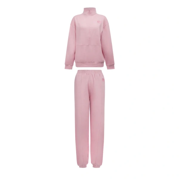 Komplet damski OLAVOGA BLOOM 2026 pudrowy róż - maWer Fashion