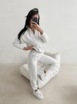 Komplet damski OLAVOGA BLOOM 2026 szary - maWer Fashion