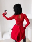 Body OLAVOGA AMELI 2026 czerwone - maWer Fashion
