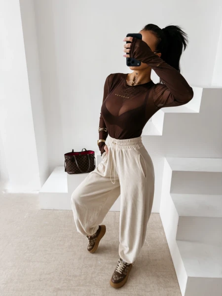 Body OLAVOGA AMELI 2026 brąz - maWer Fashion