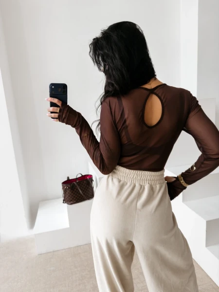 Body OLAVOGA AMELI 2026 brąz - maWer Fashion
