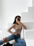 Body OLAVOGA AMELI 2026 beż - maWer Fashion