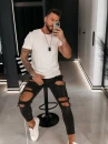 T-shirt męski OLAVOGA KAAR 2026 ecru - maWer Fashion