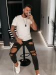 T-shirt męski OLAVOGA KAAR 2026 ecru - maWer Fashion
