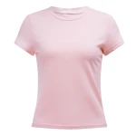 T-shirt damski OLAVOGA LIVA pudrowy róż 2026 - maWer Fashion