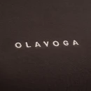 T-shirt damski OLAVOGA LIVA 2026 brąz - maWer Fashion